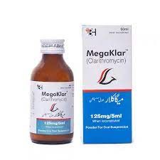 Megaklar 125mg/5ml 60ml Syp