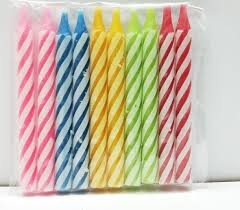 Birthday Candle Pack of 10