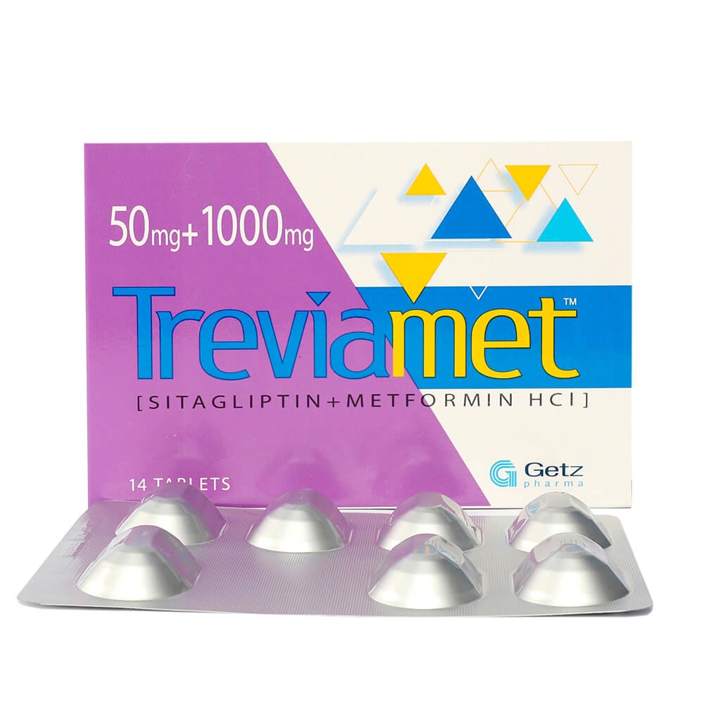 Trevia Met 50/1000mg Tab