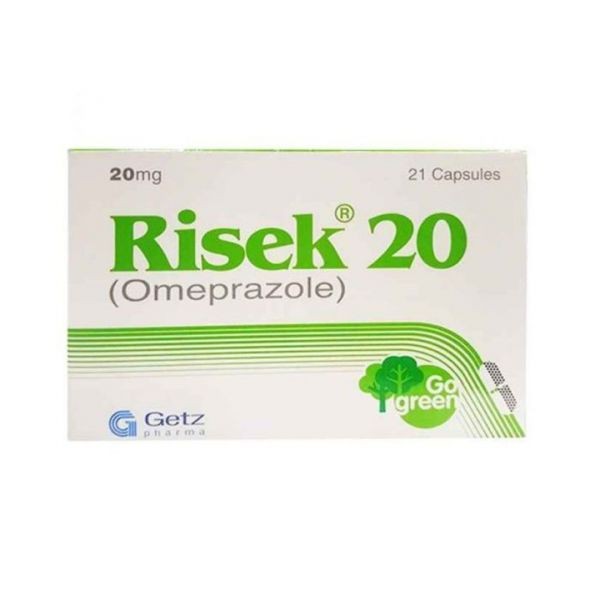 Risek 20mg Cap 21's