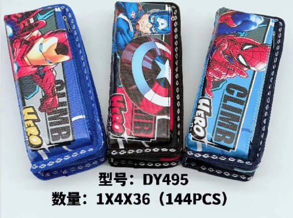 Double Zip  Character Pouch