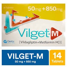 Vilget M 50mg/850mg Tab